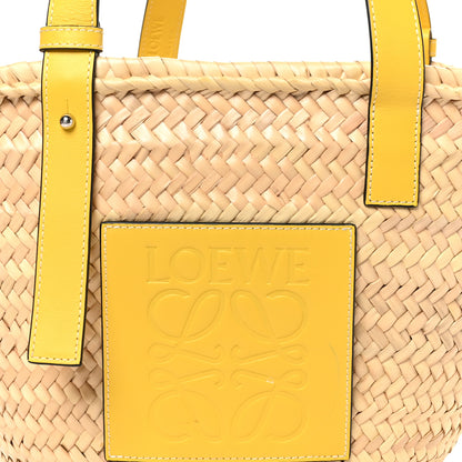 Loewe Raffia Medium Basket Tote Bag Natural Tan 7 of 9