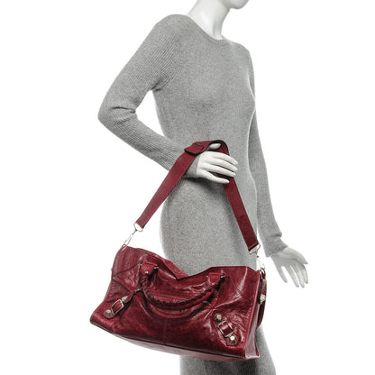 Balenciaga Agneau Giant 21 Silver Hardware Part Time Pourpre 2 of 7