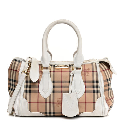 Burberry Haymarket Check Small Gladstone White 2 of 41