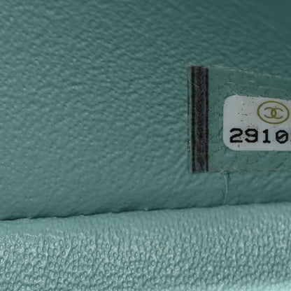 Chanel Caviar Quilted Small Double Flap Light Blue 7 of 10