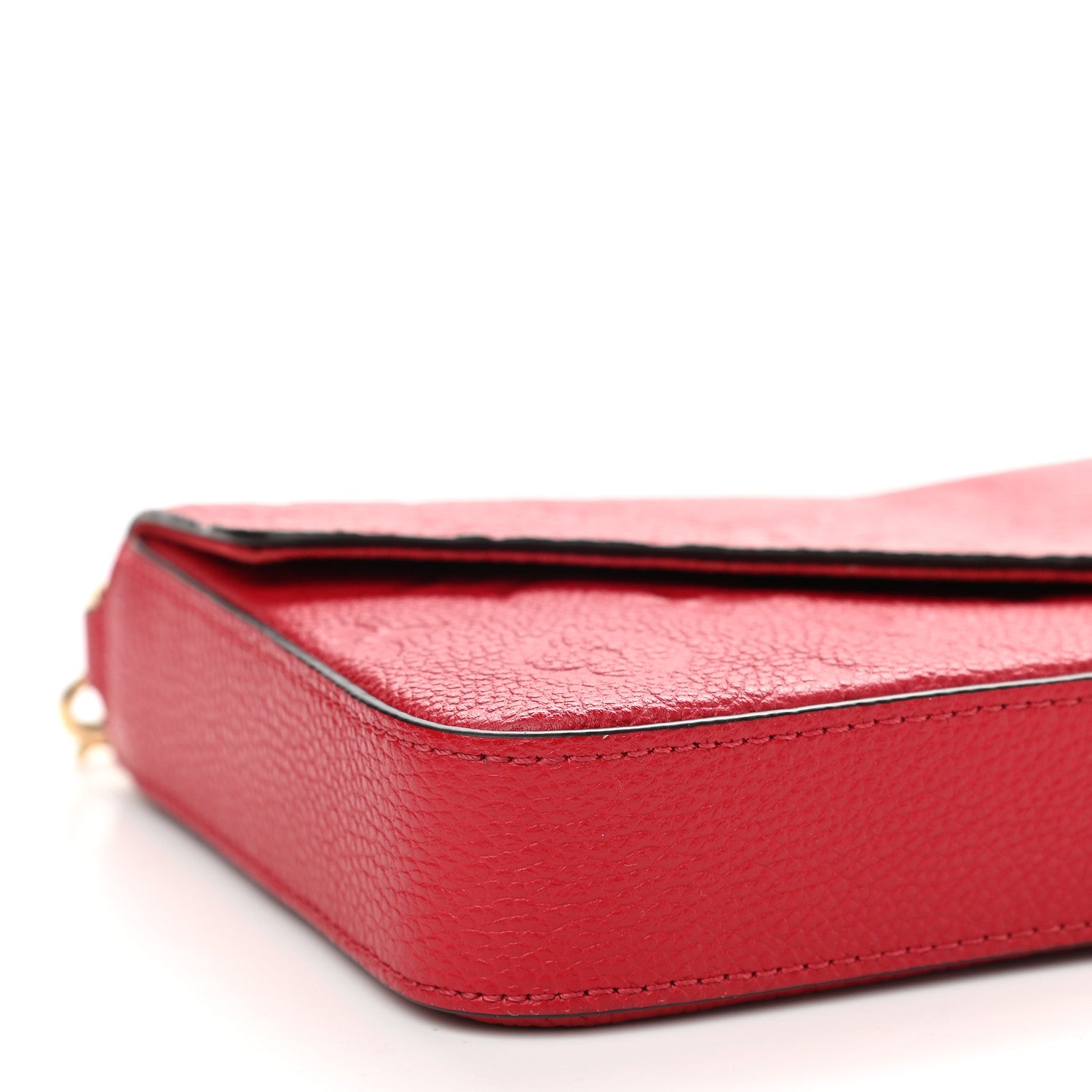Louis Vuitton Empreinte Pochette Felicie Chain Wallet Scarlet 6 of 10