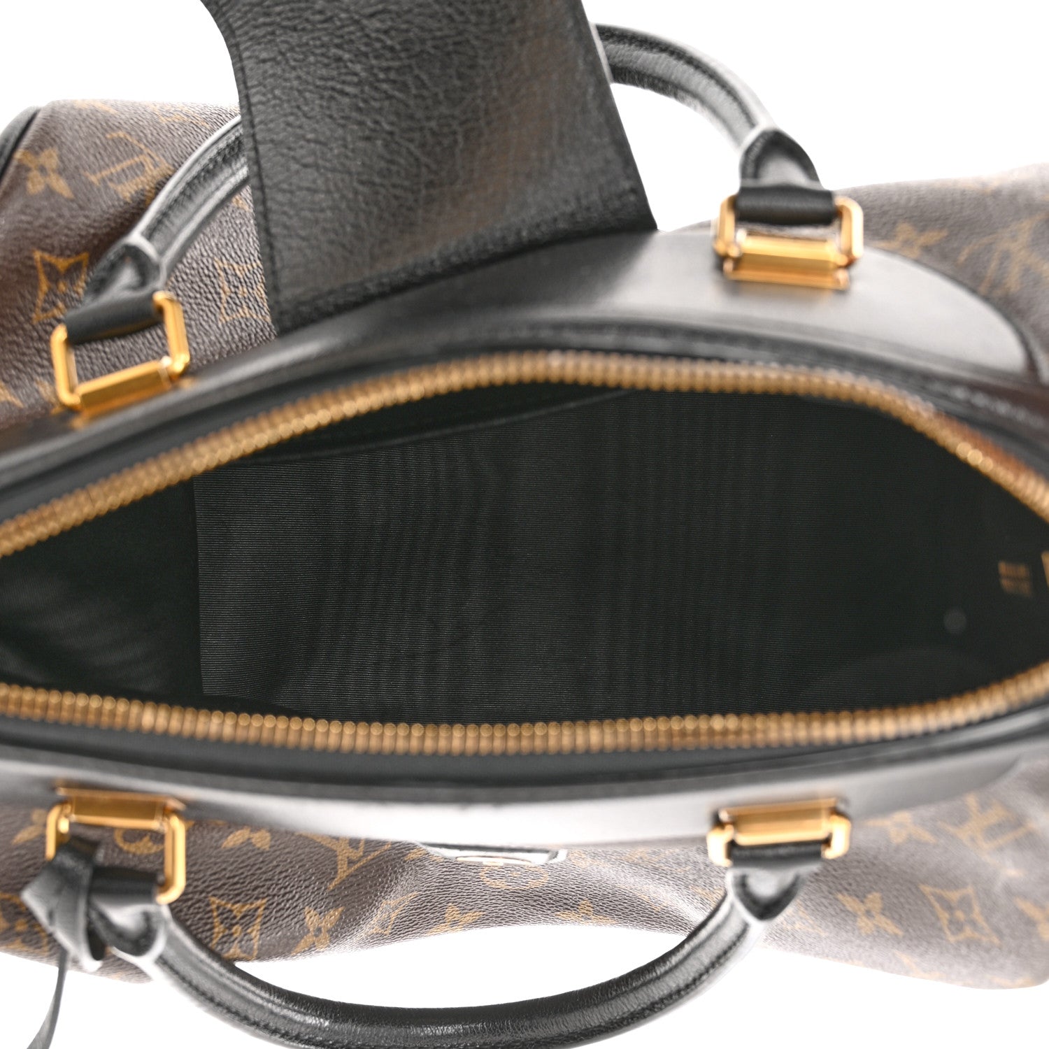 Louis Vuitton Monogram Golden Arrow Speedy Black 5 of 9