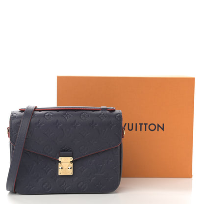 Louis Vuitton Empreinte Pochette Metis Marine Rouge 8 of 8