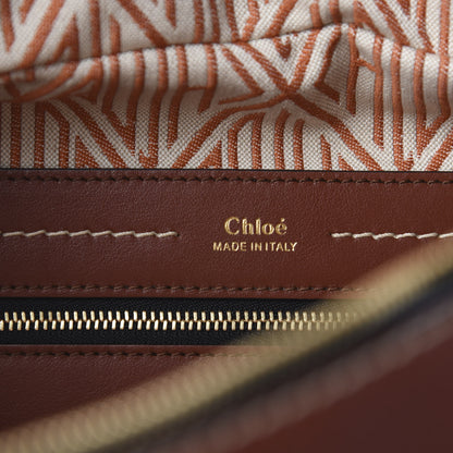 Chloe Calfskin Medium Daria Sepia Brown 9 of 11