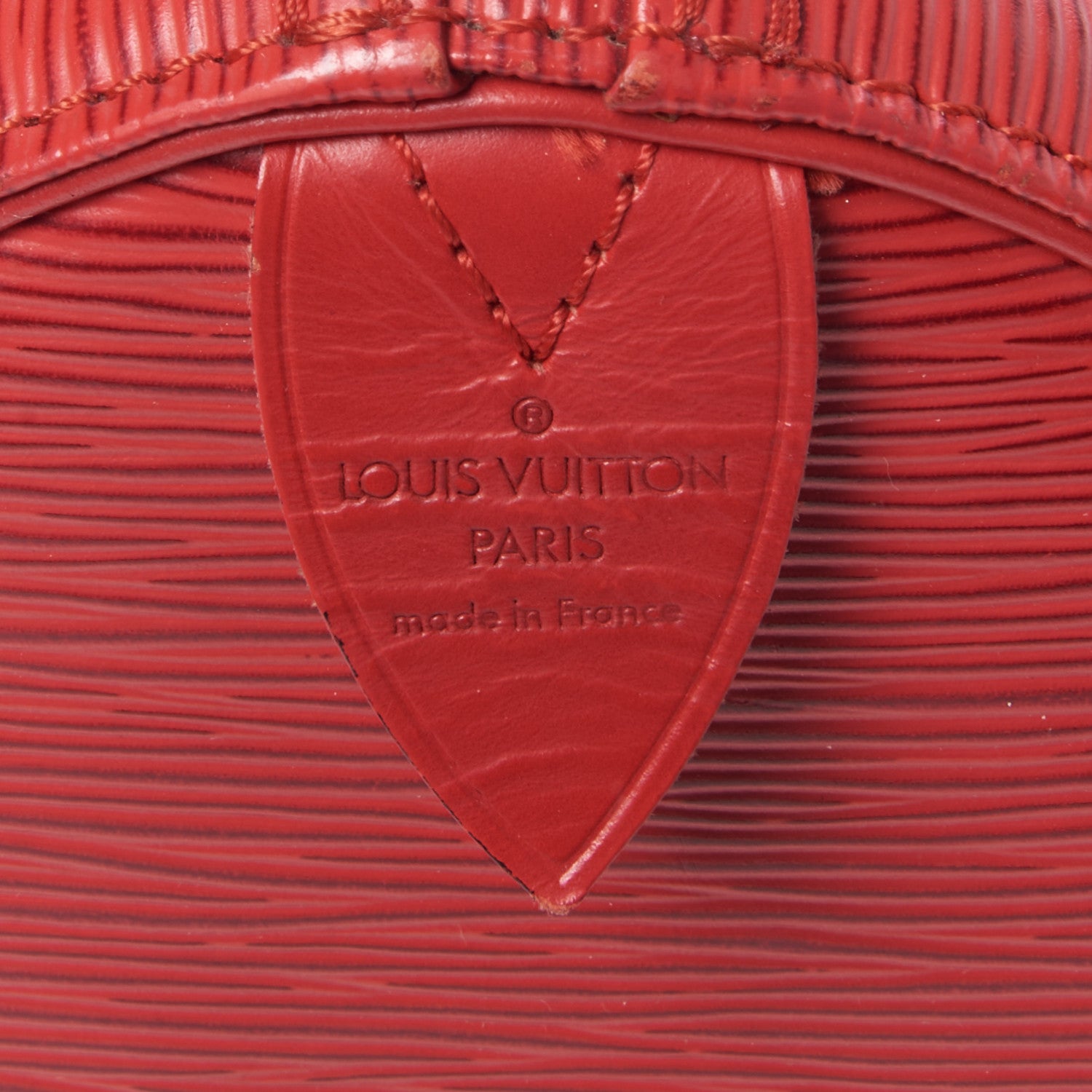 Louis Vuitton Epi Speedy 30 Castillan Red 9 of 11