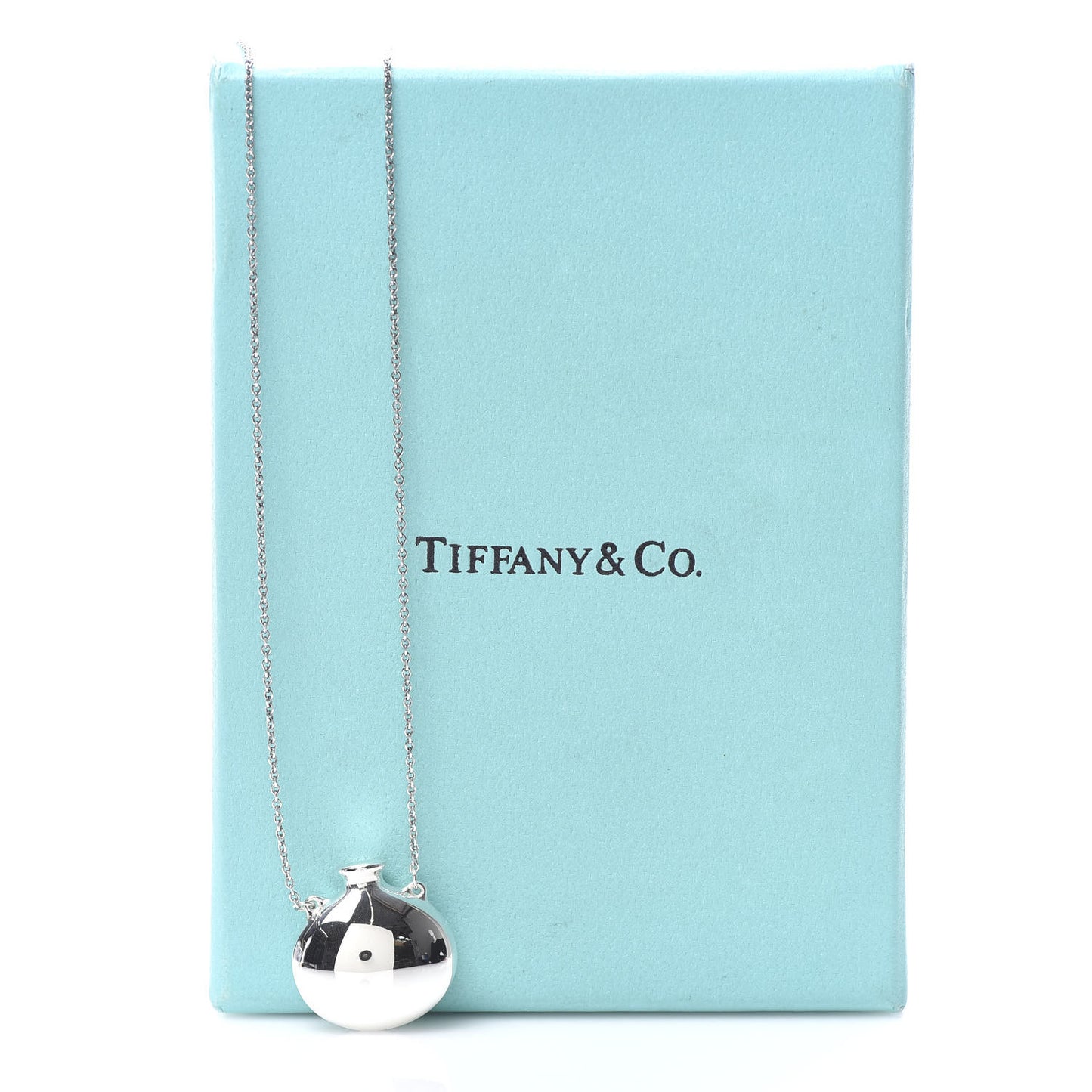 Sterling Silver Elsa Peretti Bottle Pendant Necklace