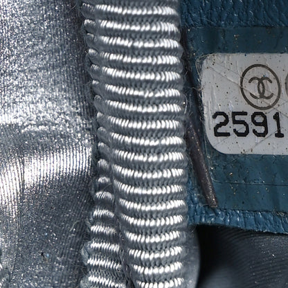 Chanel Nylon Embossed Small Doudoune Backpack Black Blue White 7 of 11