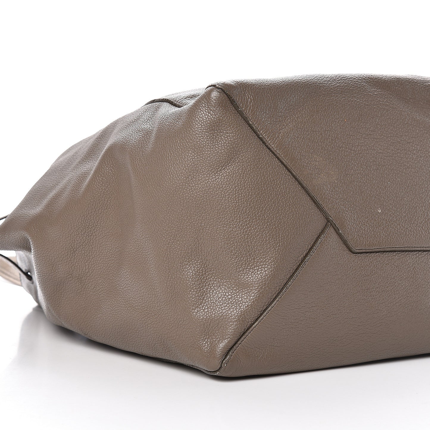 Soft Grained Calfskin Medium Belt Cabas Phantom Taupe