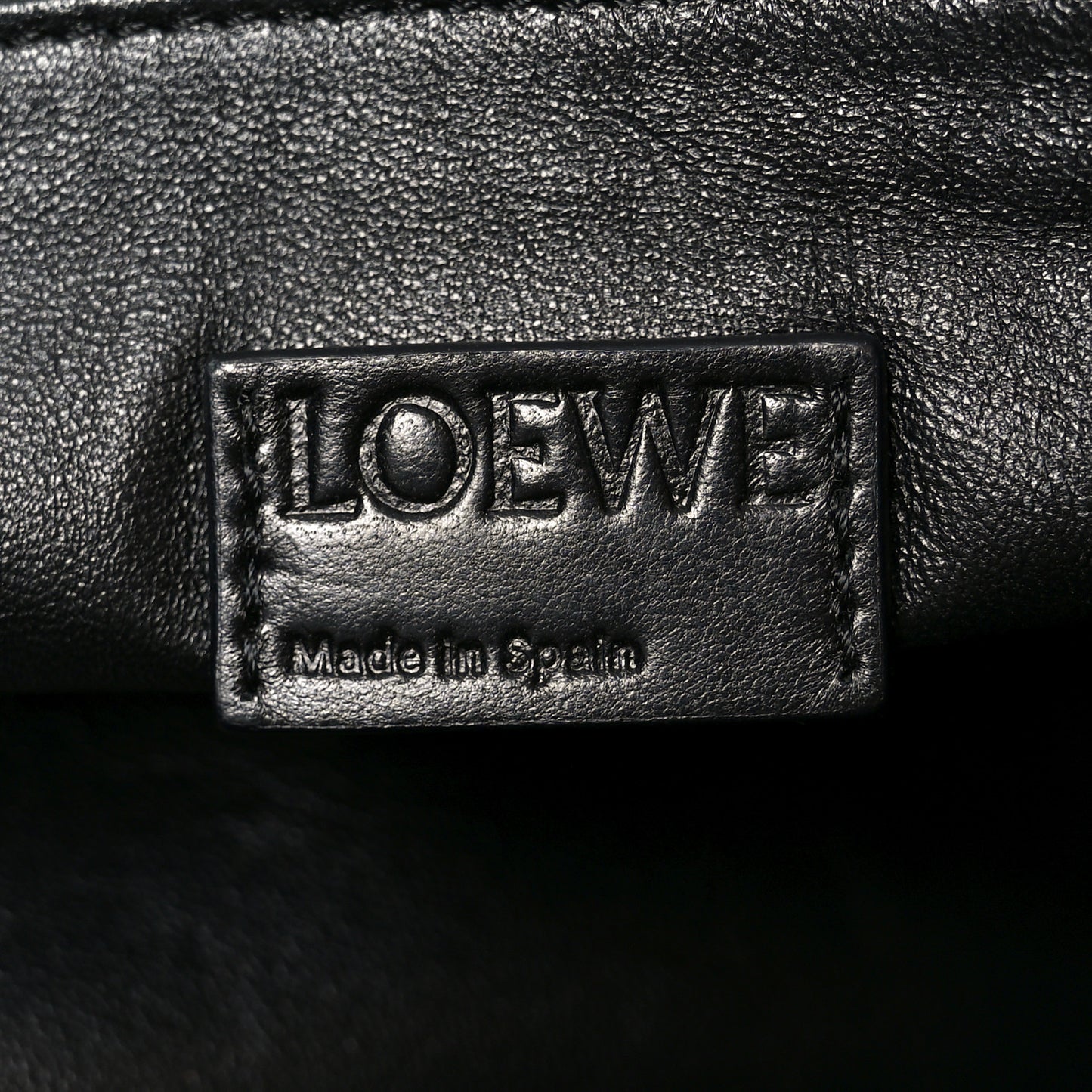 Snakeskin Medium Puzzle Bag Black