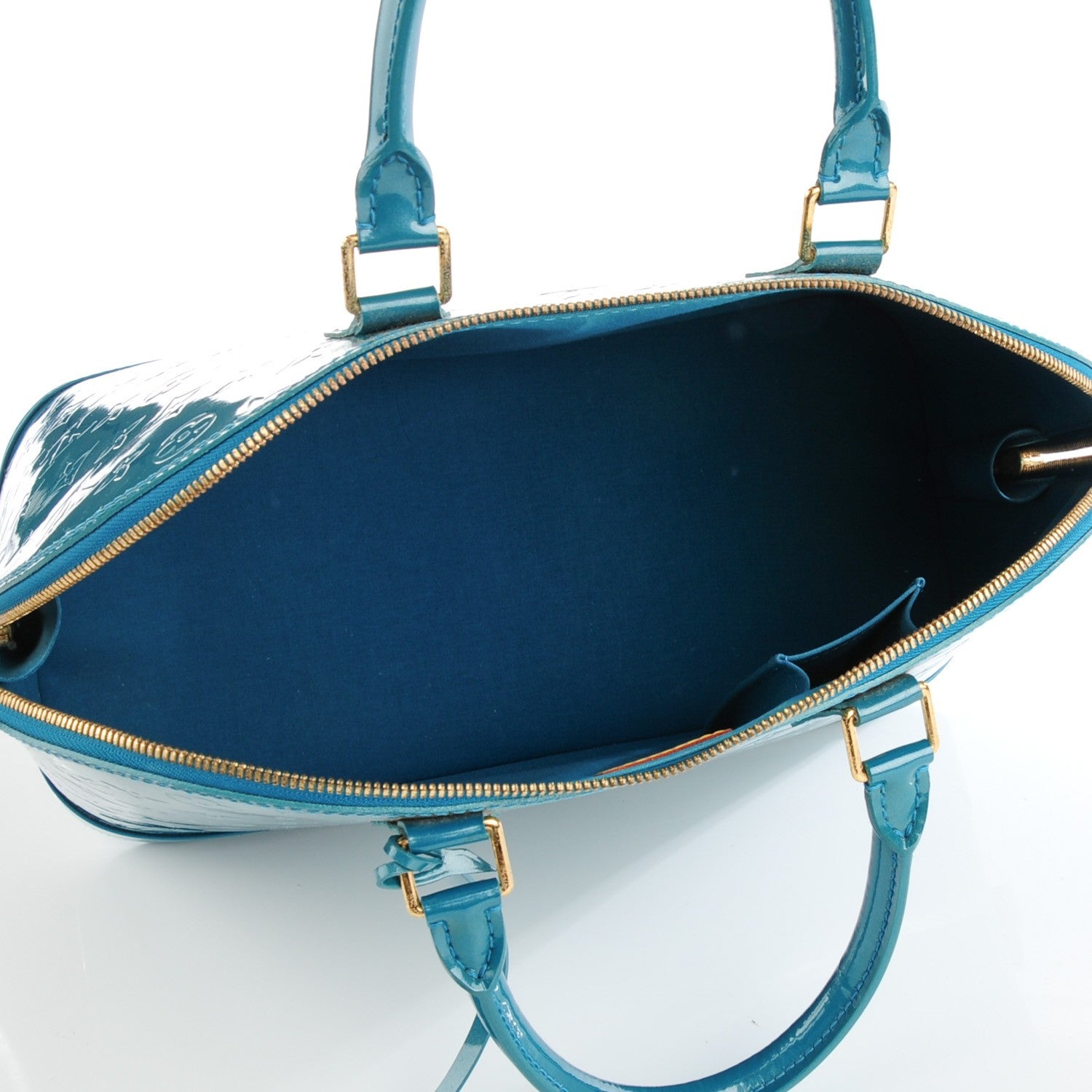 Louis Vuitton Vernis Alma GM Blue Galactic 8 of 10