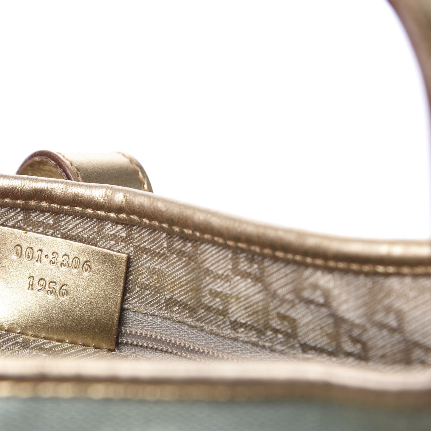 Metallic Calfskin Jackie O Hobo Gold