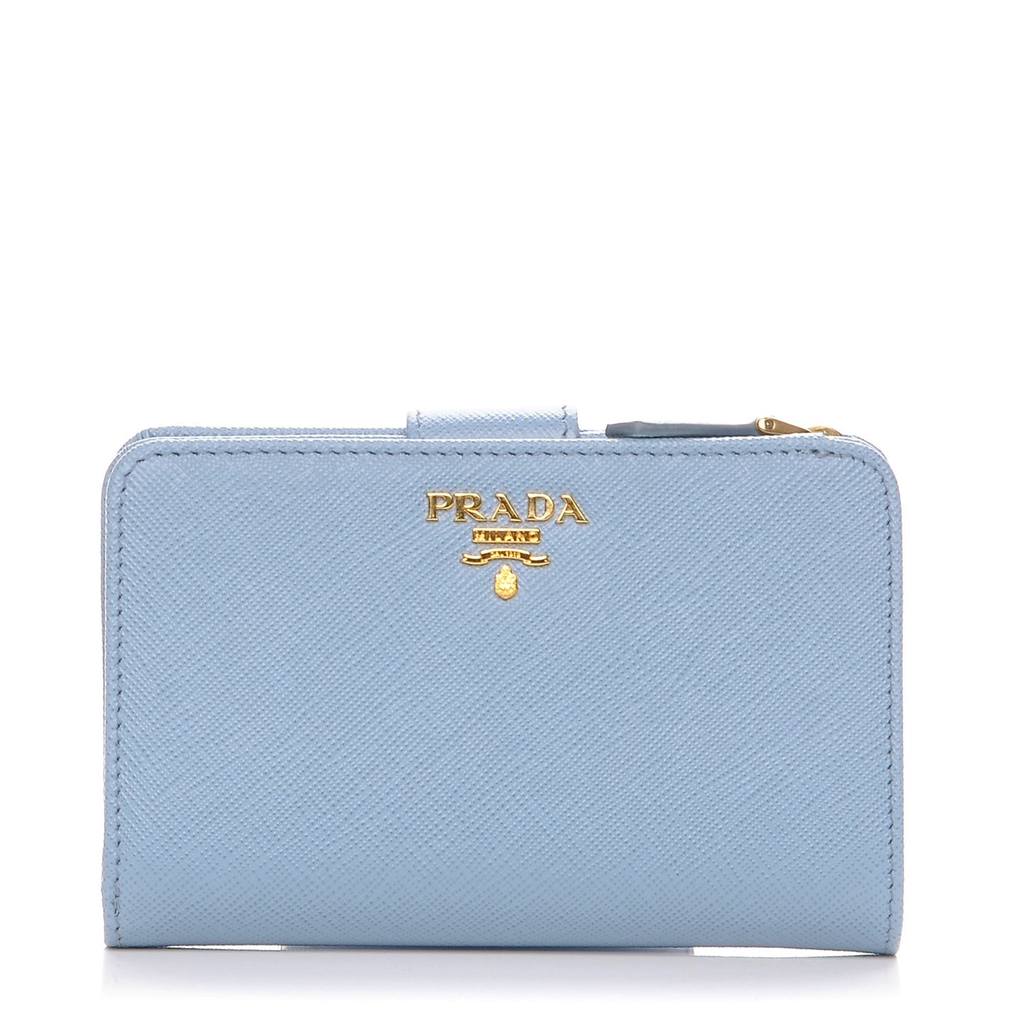 Saffiano Metal Zip Around Wallet Astrale