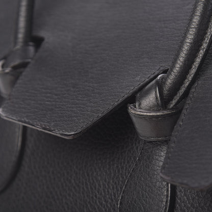 Celine Crisped Calfskin Mini Tie Knot Tote Black 12 of 29