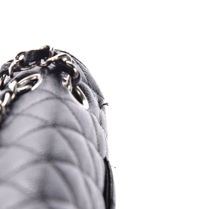 Chanel Caviar Quilted Medium Double Flap Black 12 of 14