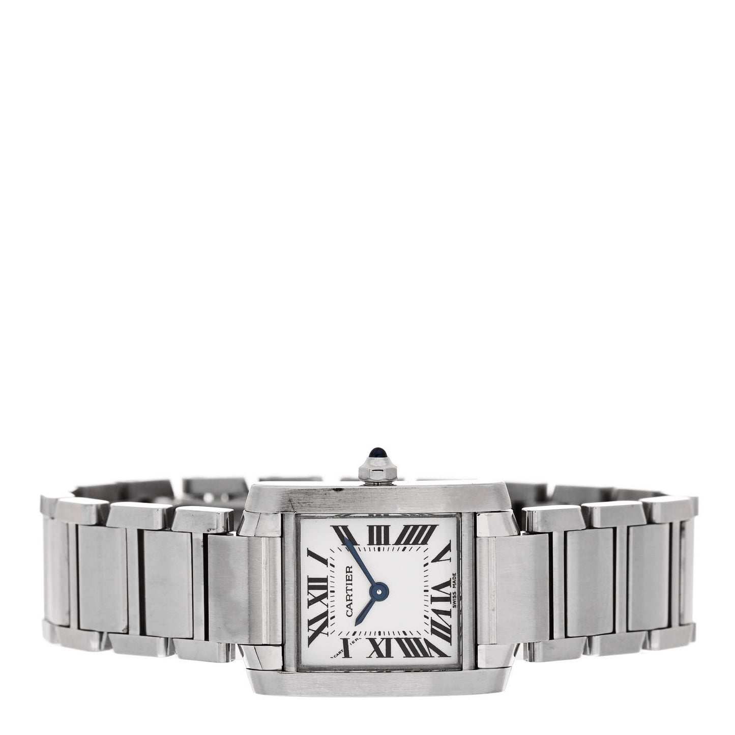 Stainless Steel 20mm Tank Francaise Quartz Watch