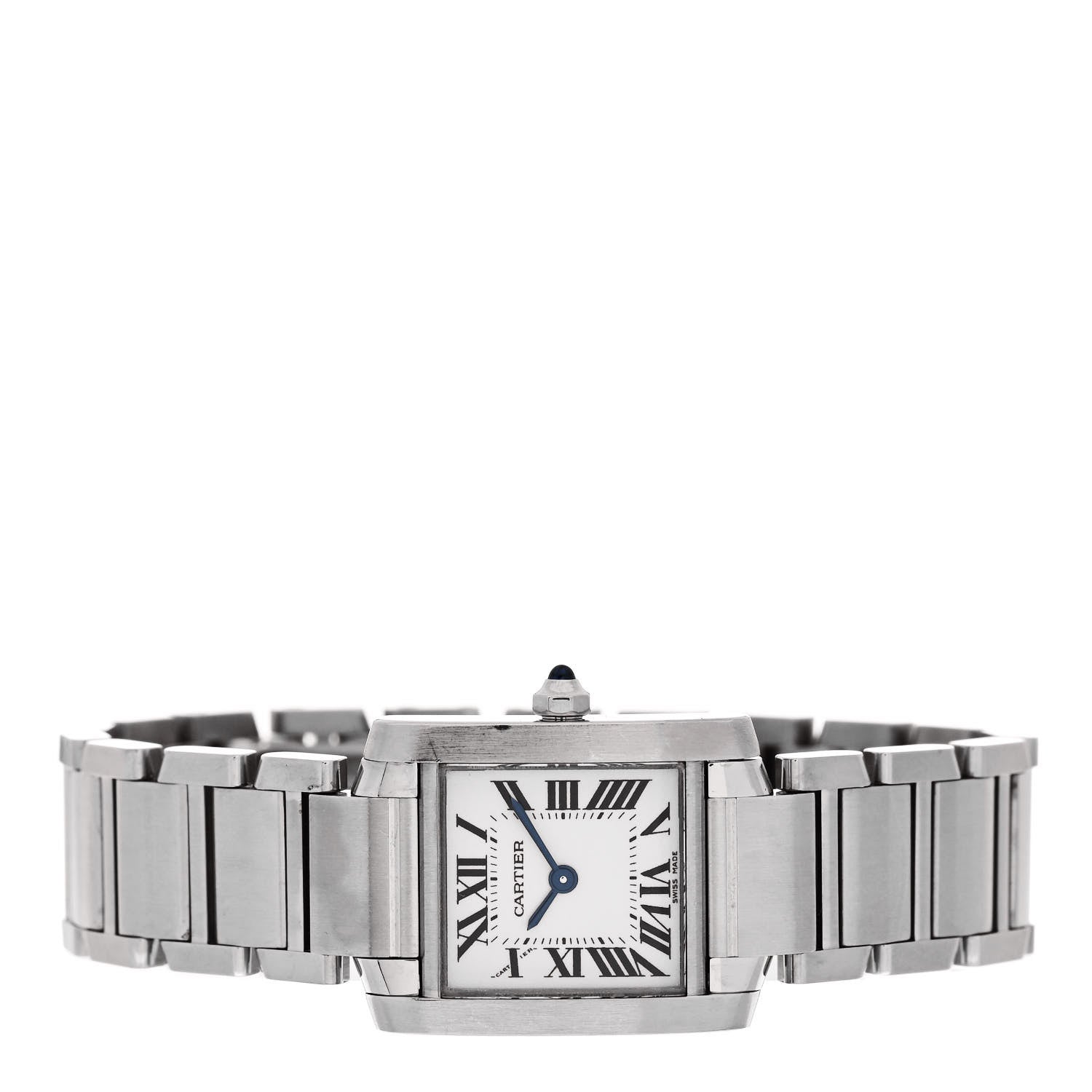 Cartier Stainless Steel 20mm Tank Francaise Quartz Watch 2 of 4