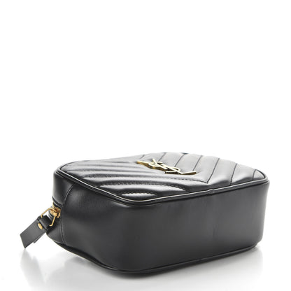 Saint Laurent Calfskin Matelasse Monogram Lou Belt Bag Black 4 of 9