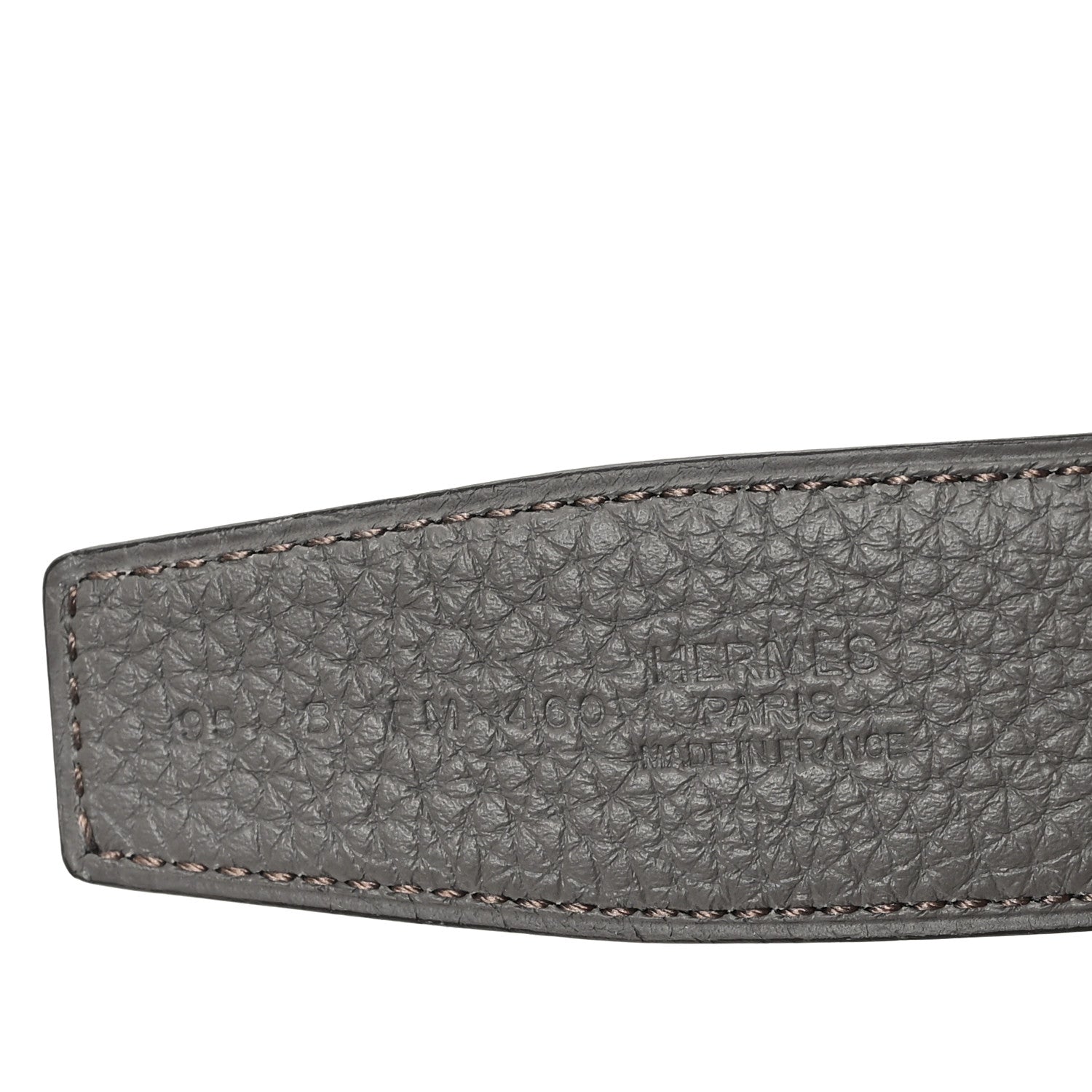 Hermes Box Togo 32mm Belt Strap 85 34 Black Etain 3 of 5
