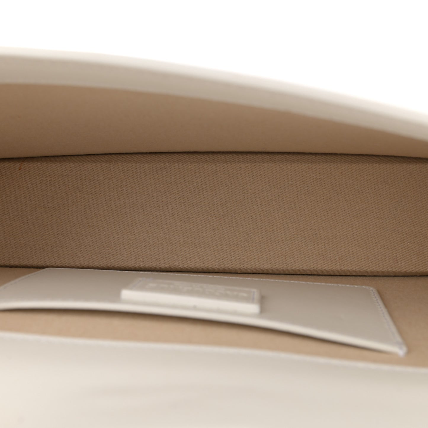 Smooth Calfskin Le Bambino Long White