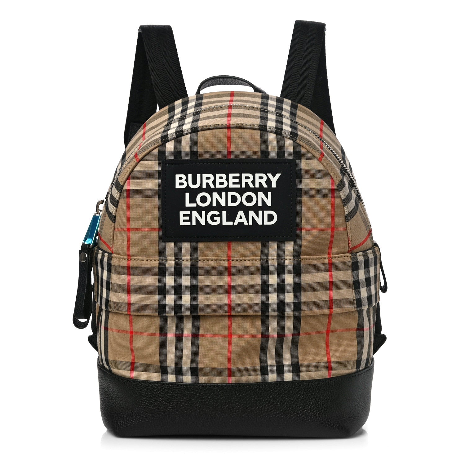 Burberry House Check Canvas Calfskin Small Nico Backpack Archive Beige 1 of 9