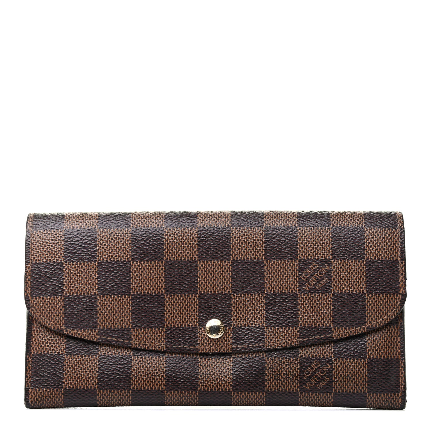 Louis Vuitton Damier Ebene Emilie Wallet 1 of 8