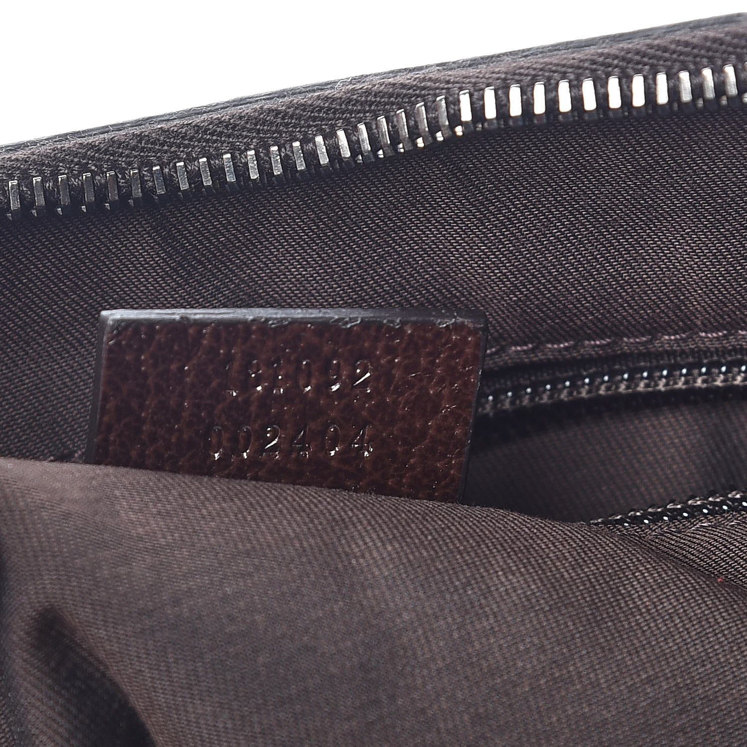 Gucci Monogram Web Medium Half Moon Hobo Dark Brown 7 of 9