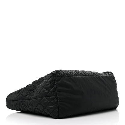 Chanel Nylon Quilted Large Coco Cocoon Tote Black 4 of 14