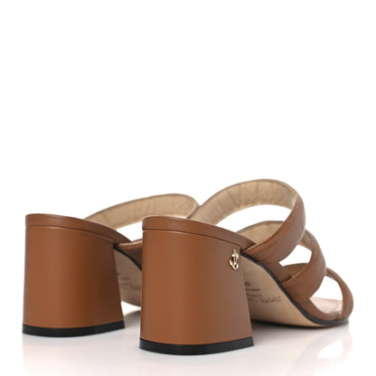 Jimmy Choo Nappa Auna 65 Mule Sandals 38.5 Brown 4 of 7
