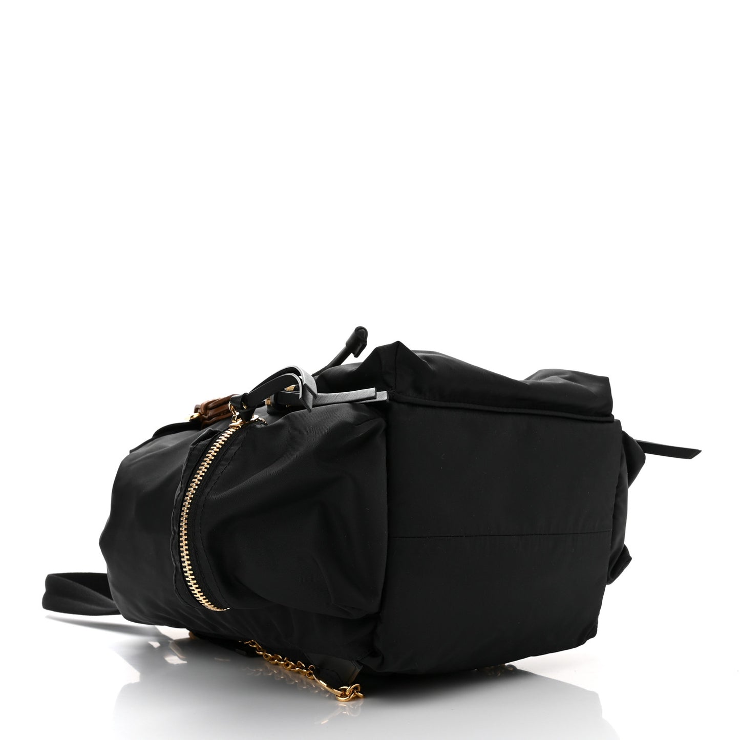 Nylon Medium Rucksack Backpack Black