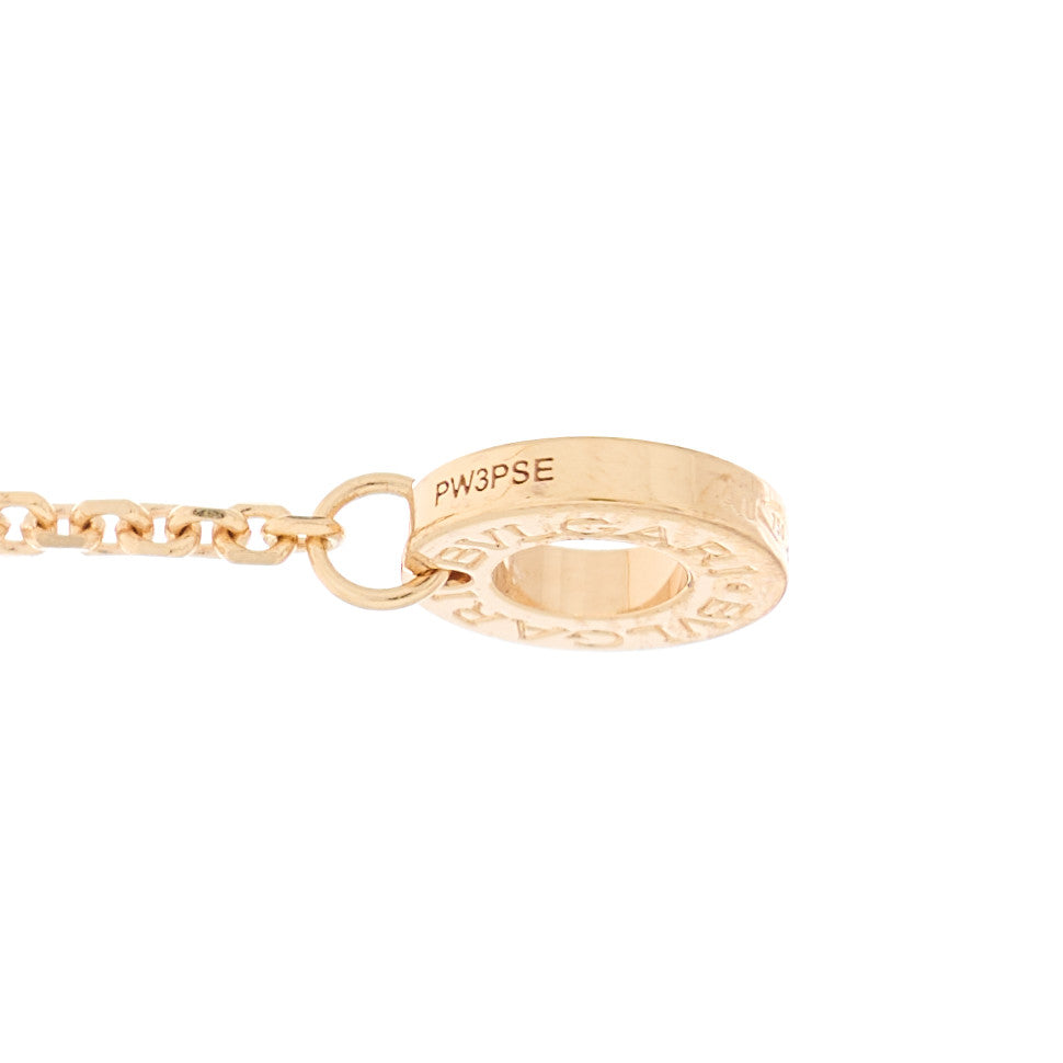 Bulgari 18K Rose Gold Diamond Carnelian Divas' Dream Pendant Necklace 7 of 7