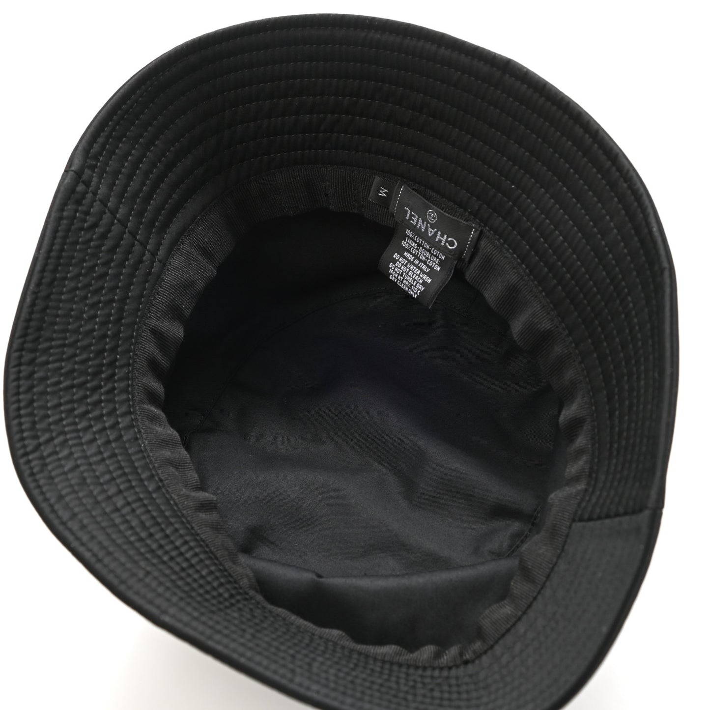 Cotton CC Bucket Hat M Black