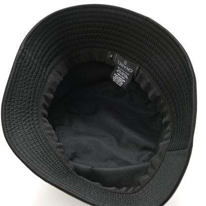 Chanel Cotton CC Bucket Hat M Black 7 of 8