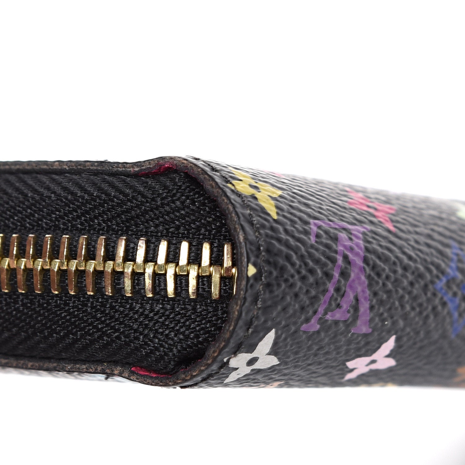 Louis Vuitton Monogram Multicolor Zippy Wallet Black Grenade 8 of 9