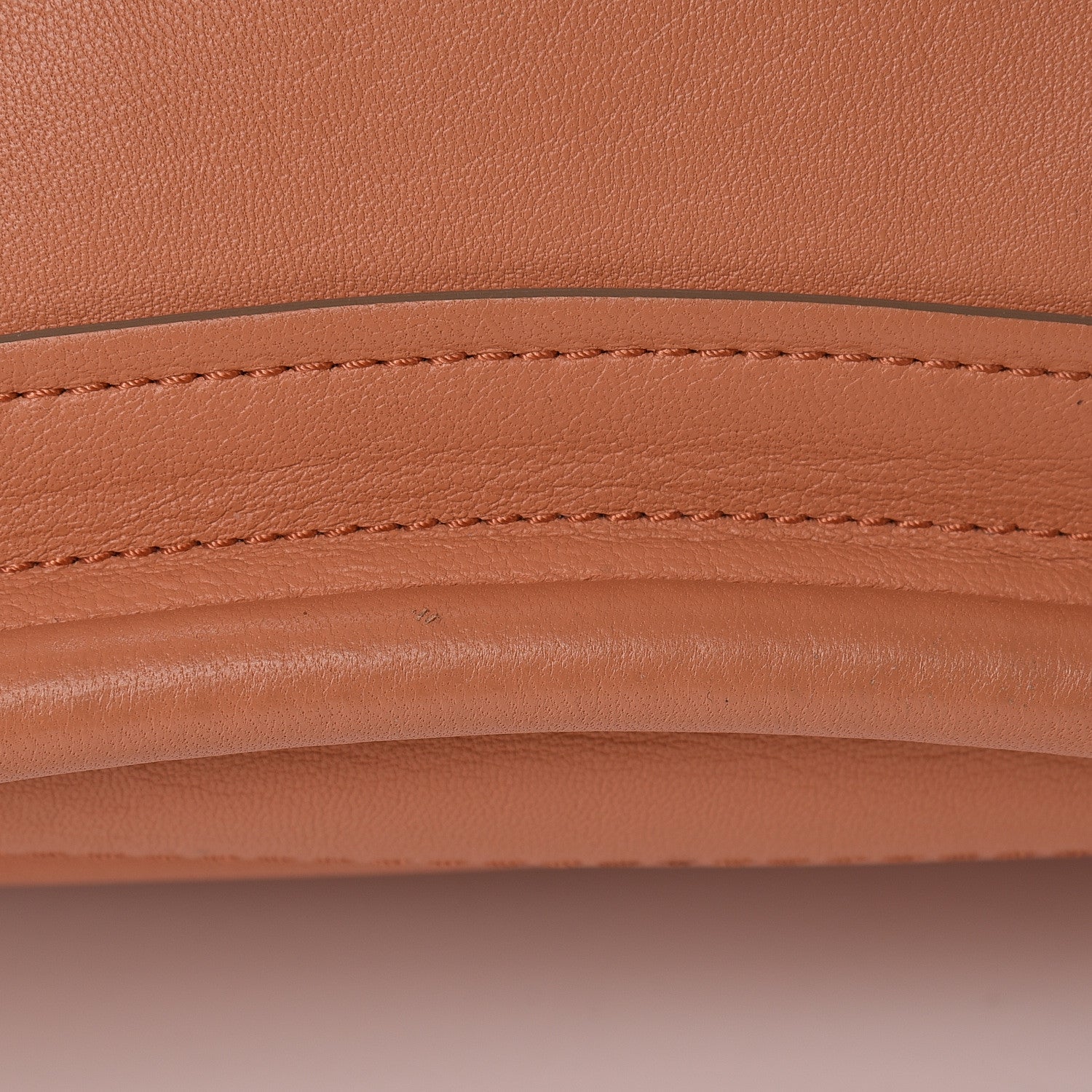 Chloe Calfskin Medium Military Paraty Peach Pink 14 of 20