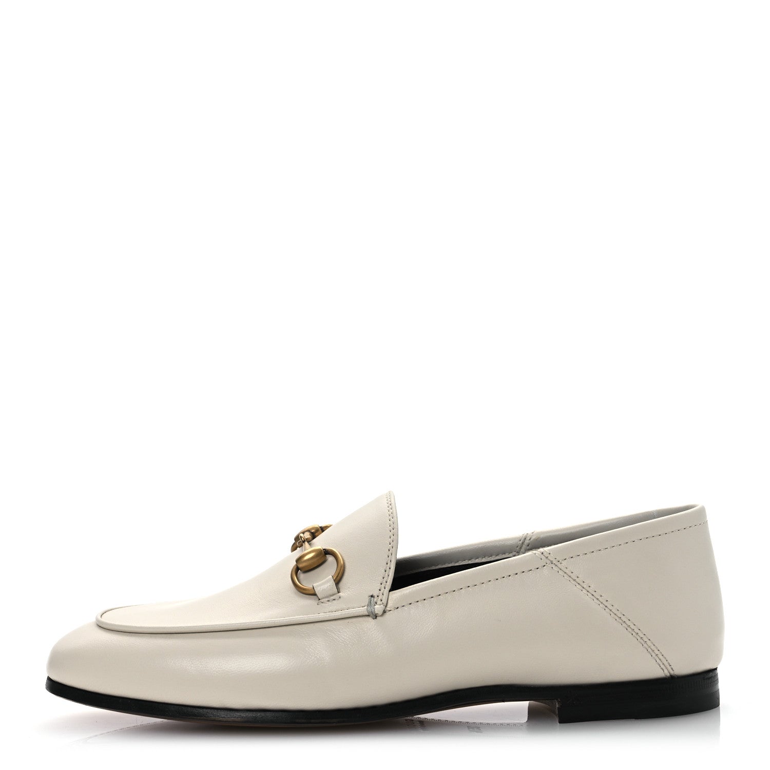 Gucci Calfskin Womens Jordaan Loafers 35.5 Mystic White 1 of 14