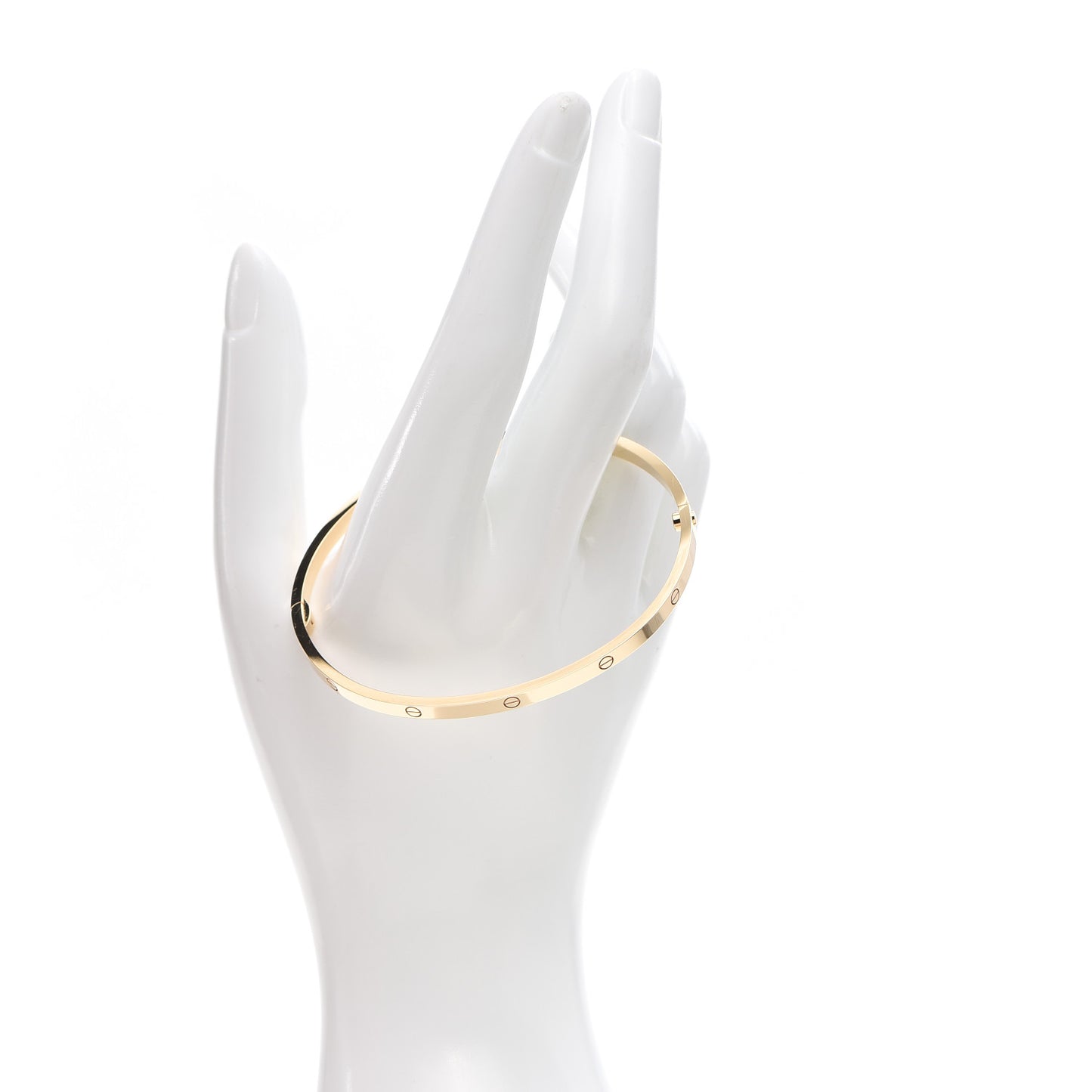 18K Yellow Gold Small LOVE Bracelet 20