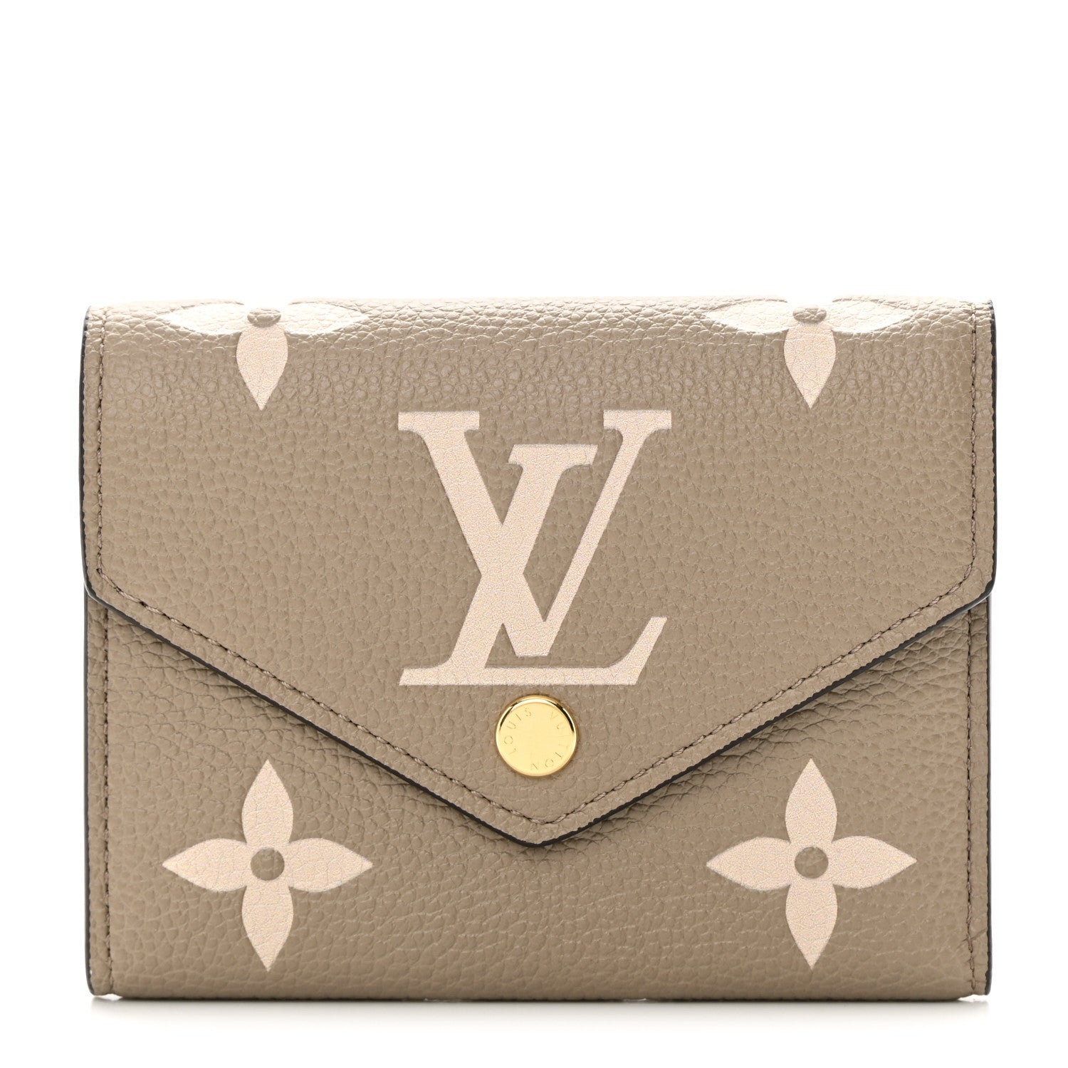 Louis Vuitton LOUIS VUITTON Empreinte Monogram Giant Victorine Wallet Tourterelle Creme 1 of 6