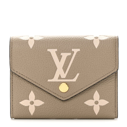 Louis Vuitton LOUIS VUITTON Empreinte Monogram Giant Victorine Wallet Tourterelle Creme 1 of 6