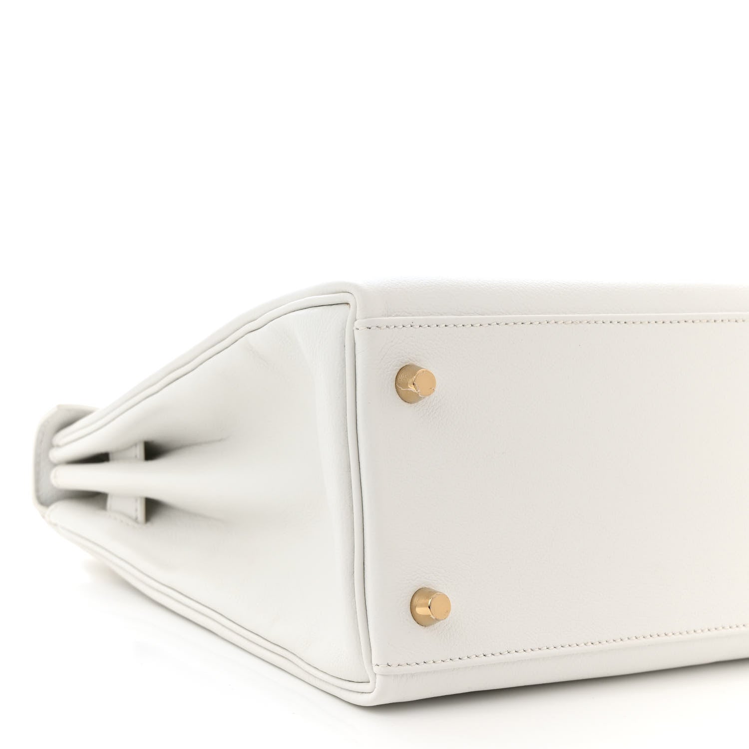 Hermes Evercolor Kelly Retourne 28 White 9 of 12
