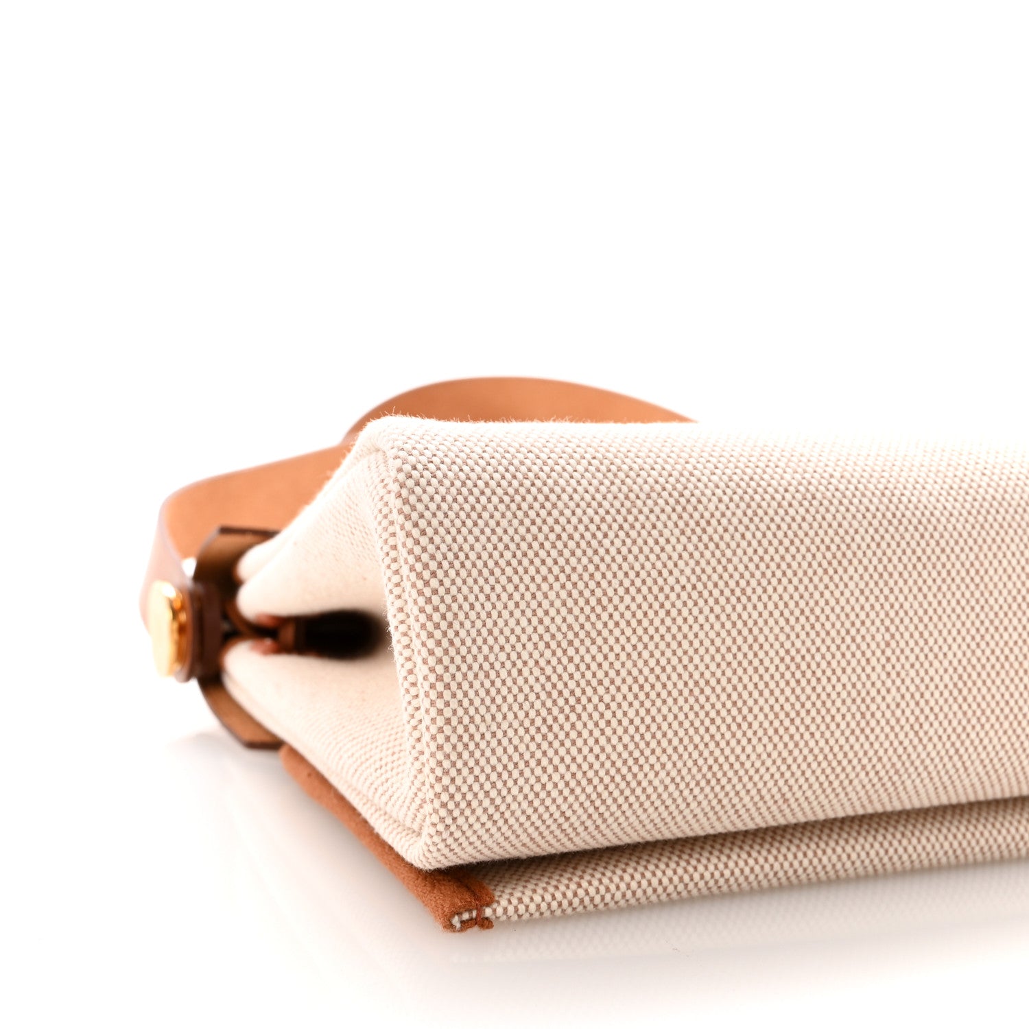 Hermes Military Toile Vache Hunter Herbag Zip Retourne 20 Ecru Beige Fauve 8 of 10