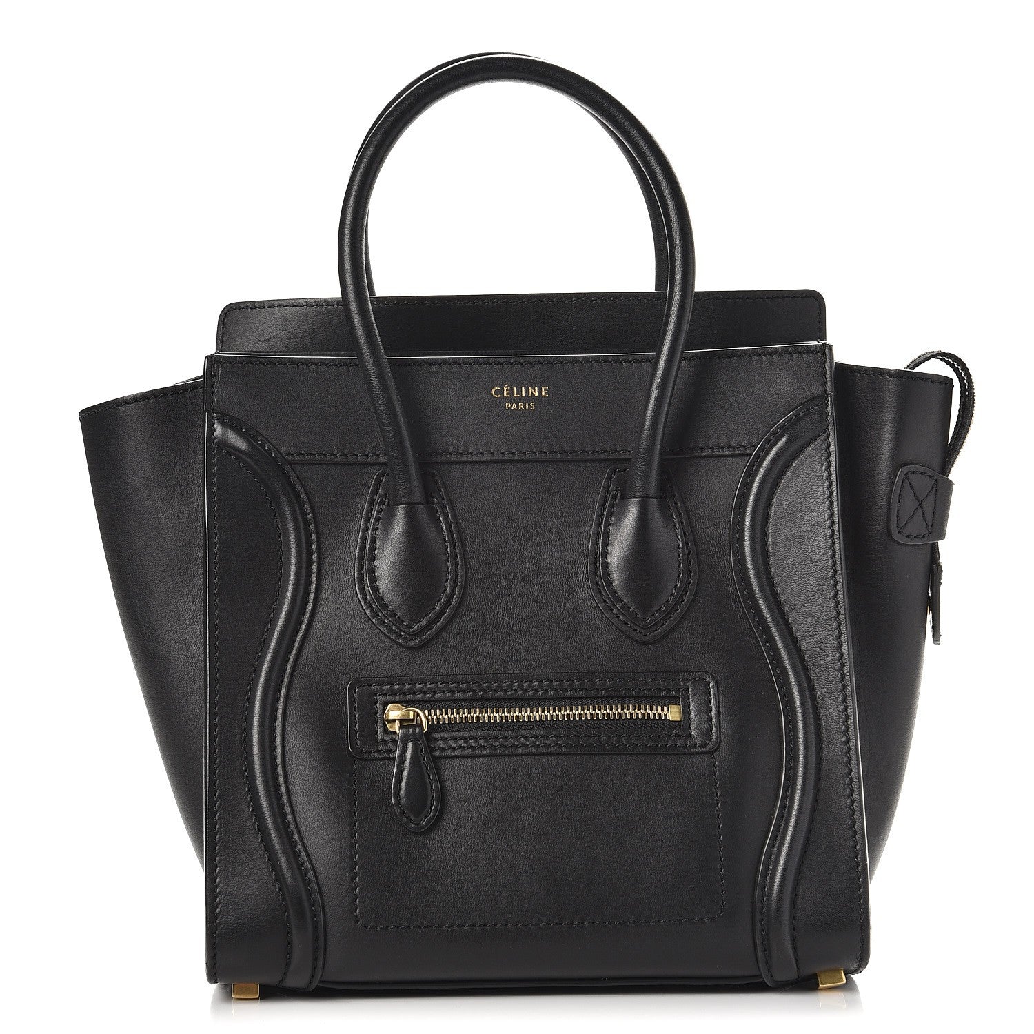 Celine Smooth Calfskin Micro Luggage Black 1 of 9