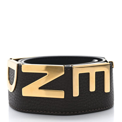 Fendi Calfskin Fendigraphy Strap You Brown 2 of 4