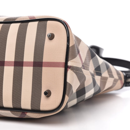 Burberry Supernova Check Regent Tote Black 10 of 11