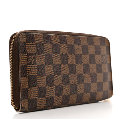 Louis Vuitton Damier Ebene Zippy Organizer Wallet 3 of 10