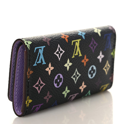 Louis Vuitton Monogram Multicolor Multicles 4 Key Holder Black Violet 3 of 6