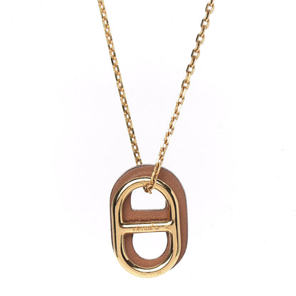 Hermes Swift O'Maillon Pendant Necklace Gold 4 of 4