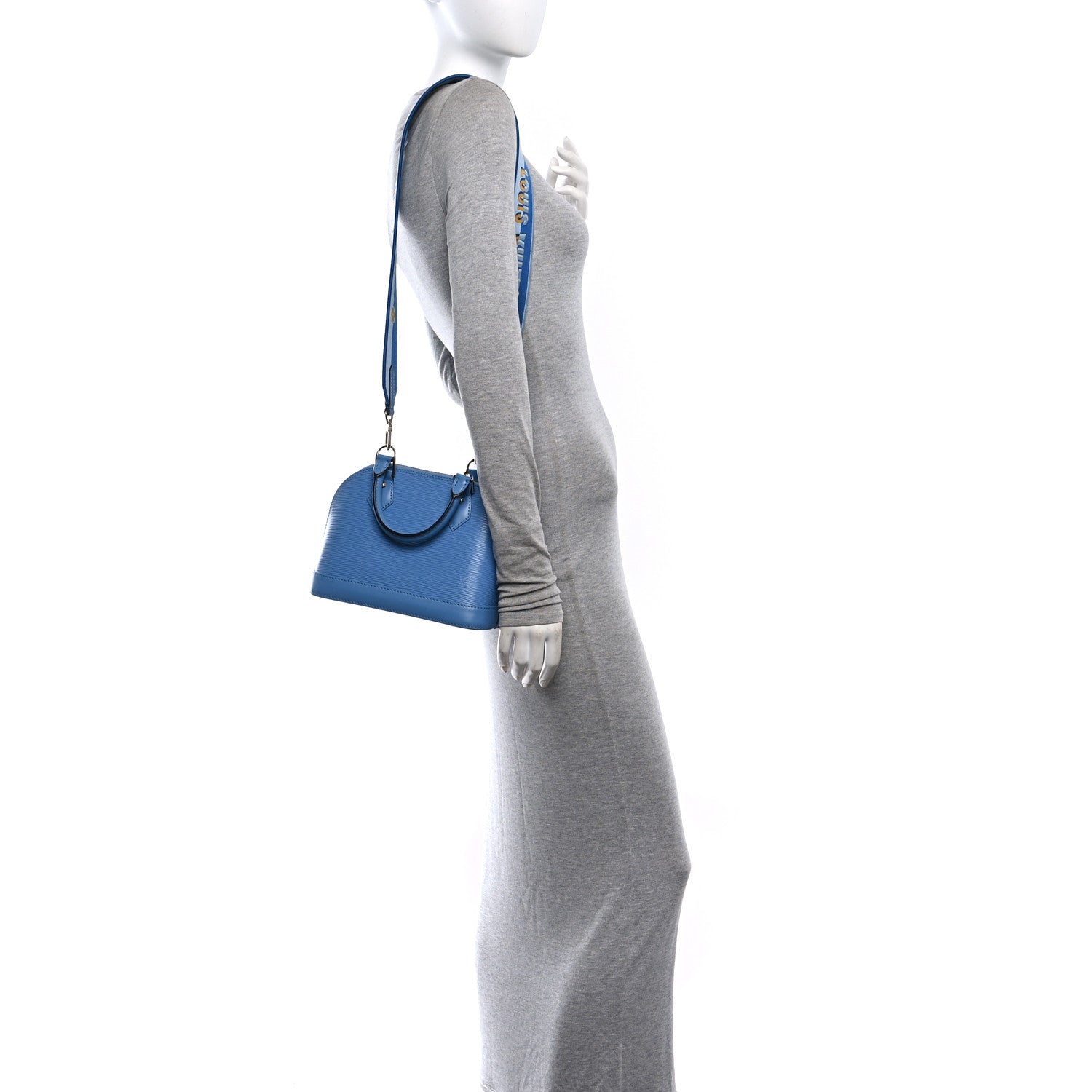 Louis Vuitton Epi Jacquard Alma BB Bleuet 2 of 10