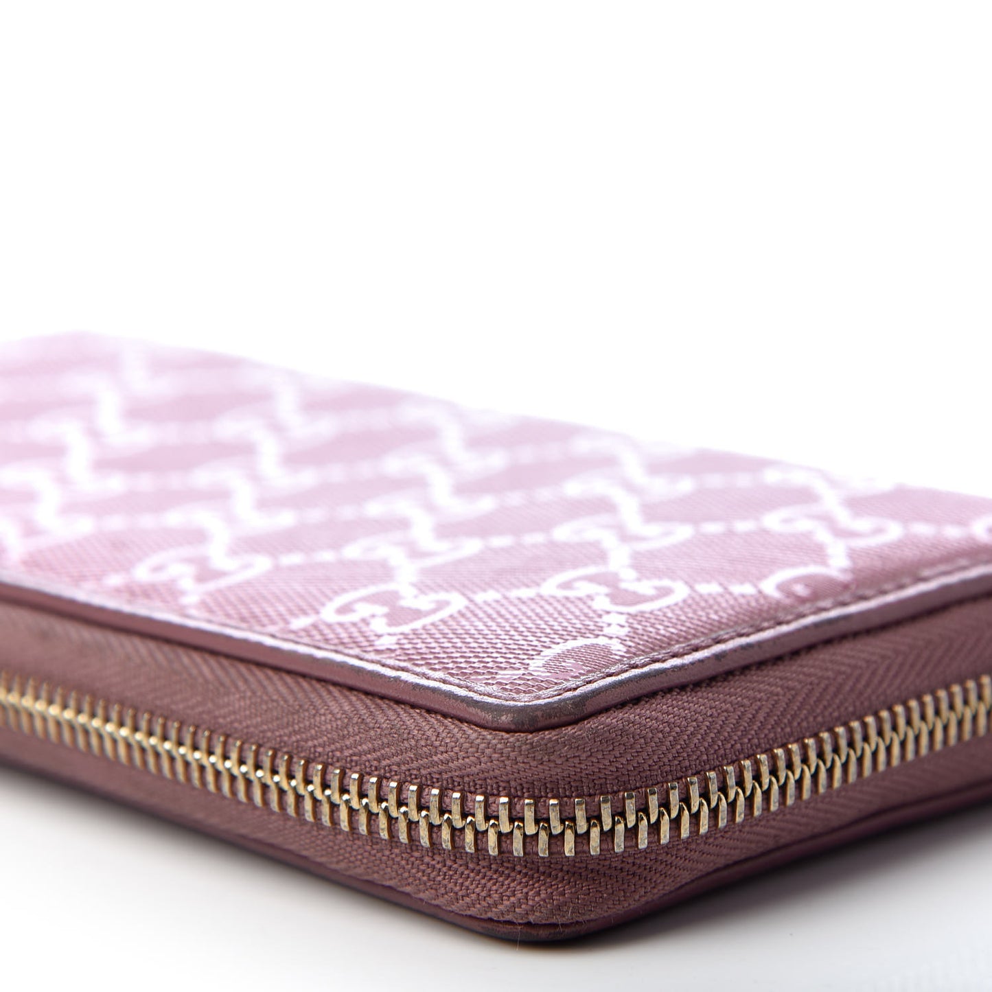 Imprime Monogram GG Pierce Zip Around Wallet Vintage Rose