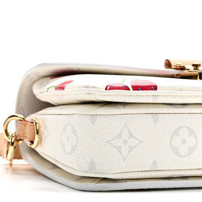 Louis Vuitton LV X TM Monogram Cerises Pochette Metis East West White 8 of 10