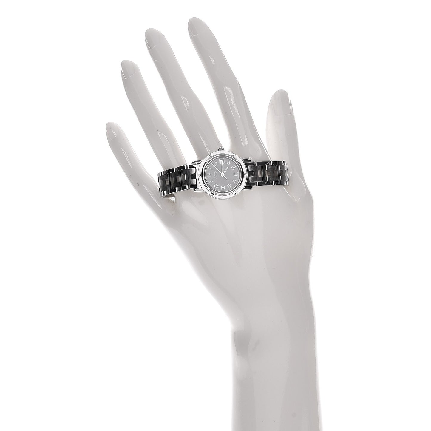 Stainless Steel 24mm Clipper Quartz Watch Gray